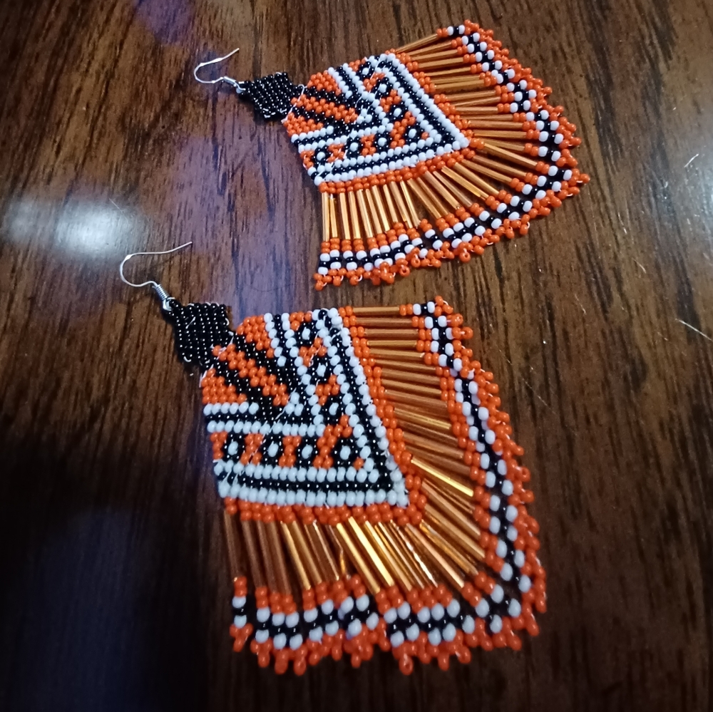 Beaded dancer Earrings